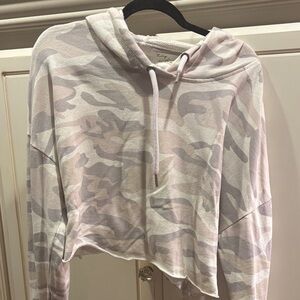 Vintage Havana Gray Camo Hoodie with Matching Sweatpants